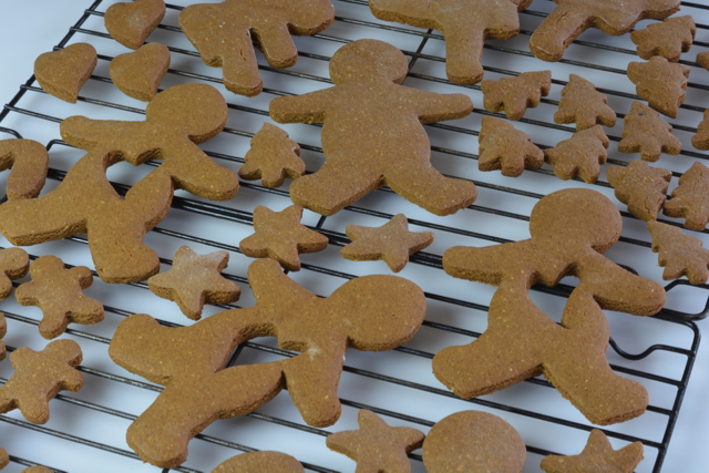 Gingerbread Cookies right out of the oven