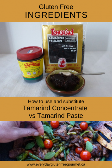Tamarind Concentrate vs Tamarind Paste, how to use and substitute these ingredients in everyday cooking.