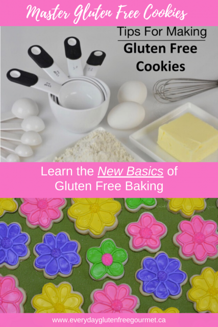 Learn the new basics for gluten free baking and enjoy making all your favourite cookies.