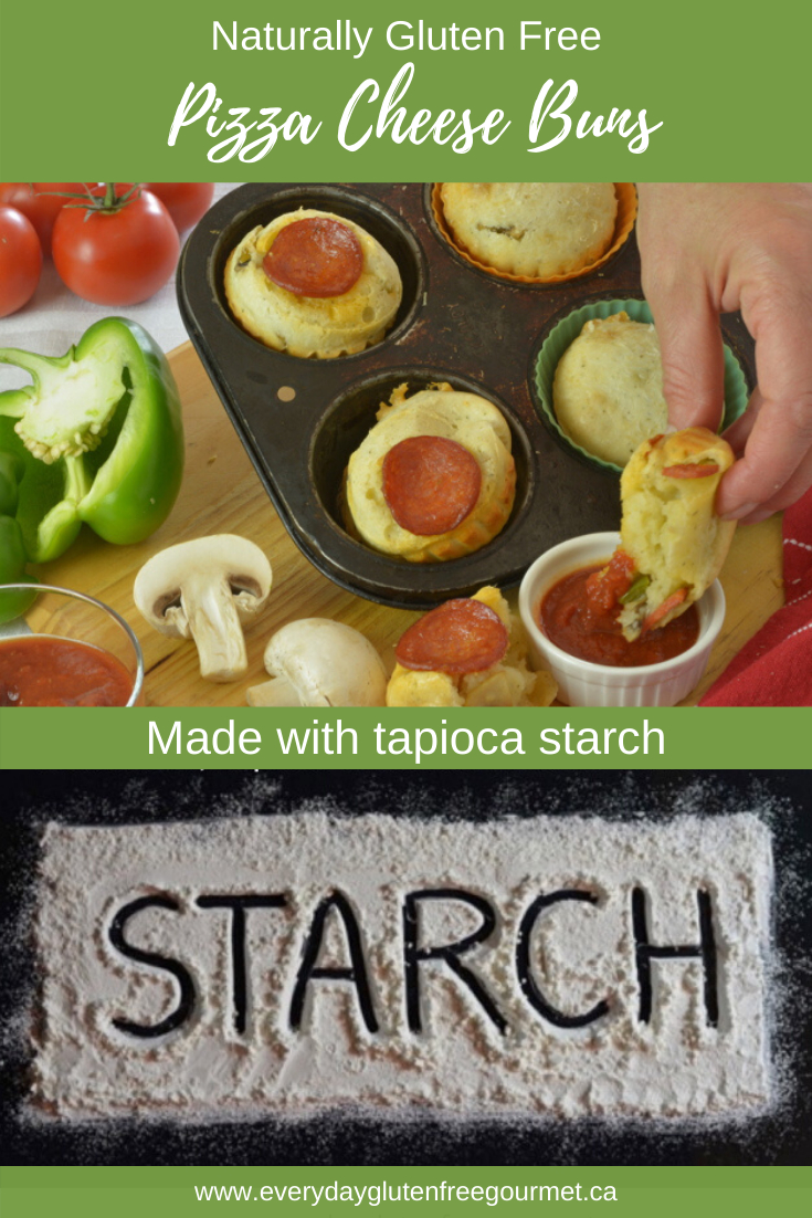 Pizza Cheese Buns made with tapioca starch