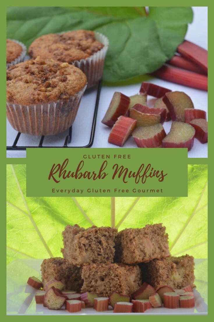 Rhubarb Streusel Muffins and Rhubarb Coffee Cake