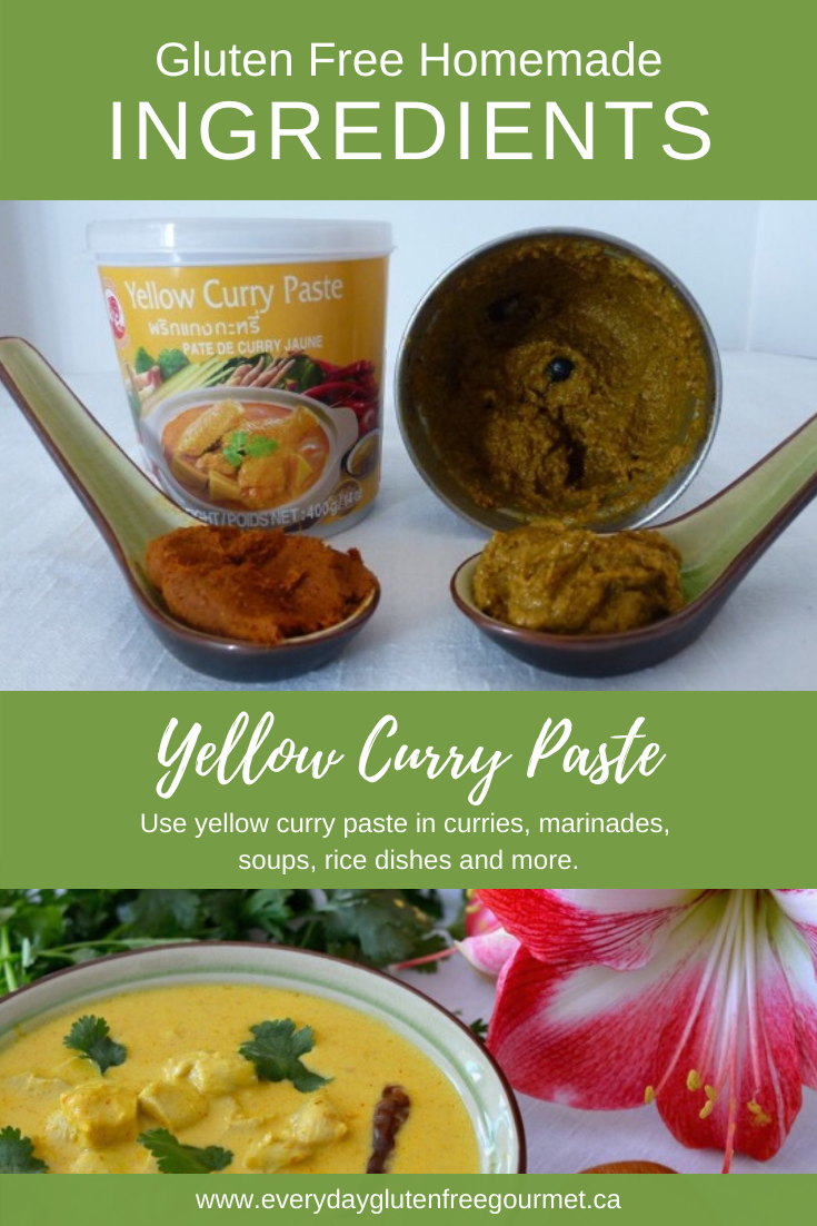 Compare homemade and store bought Yelllow Curry Paste, choose either one to bring Thai flavours to your table.