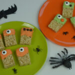 These Rice Krispie Monsters were dipped in candy melts and finished off with various eye balls.