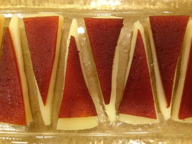 Manchego Cheese with Quince Paste, a simple no-recipe