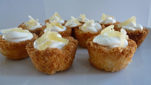 coconut tartlets