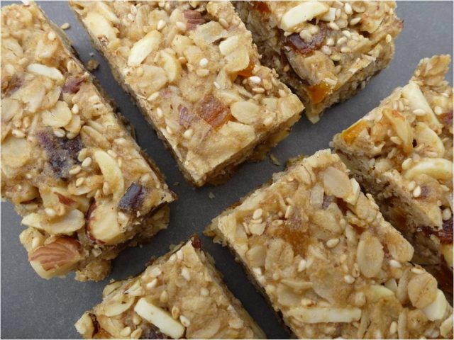 Gluten Free Granola Bars made with whole oats