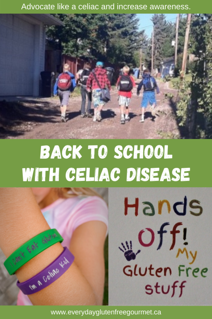 Kids with backpacks going Back To School with Celiac Disease