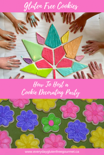 Tips on How To Host a Cookie Decorating Party because celiac kids need cookie parties.