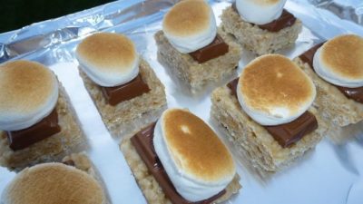Gluten Free Rice Krispie Smores - Everyday Gluten Free Gourmet