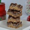 A stack of gluten free toffee squares