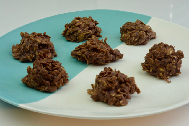 A plate showing the classic Canadian cookie, gluten free Uncooked Dainties