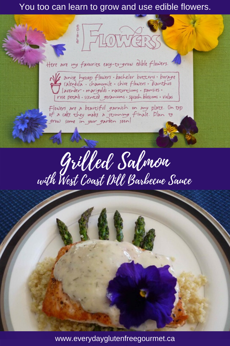 Grilled Salmon with West Coast Dill Sauce