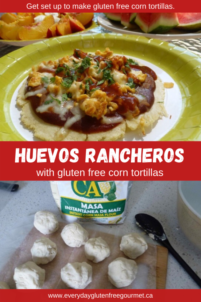 Easy, gluten free Huevos Rancheros for breakfast!