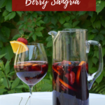 Prosecco Berry Sangria, the perfect summer drink.