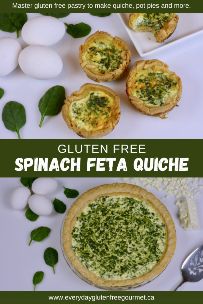 Spinach Feta Quiche - Everyday Gluten Free Gourmet