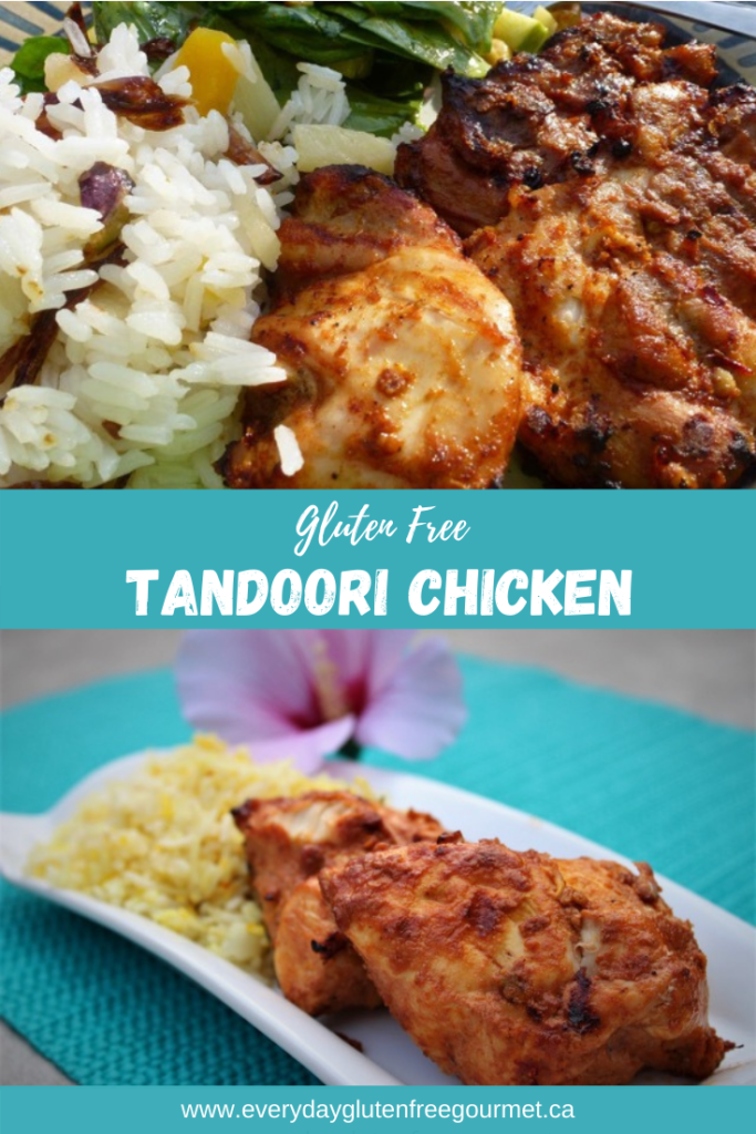 Gluten Free Tandoori Chicken made from scratch.