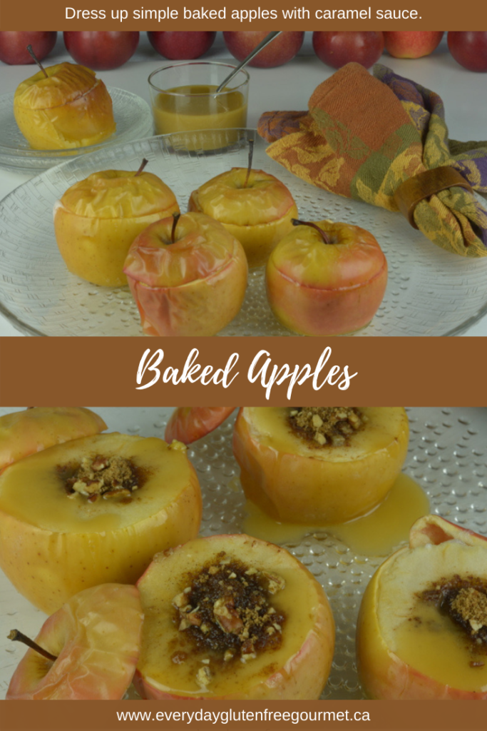 Baked Apples with Caramel Sauce are a perfect fall dessert.