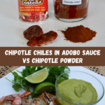 Chipotle Chiles in Adobo Sauce vs Chipotle Powder, I cook with both.