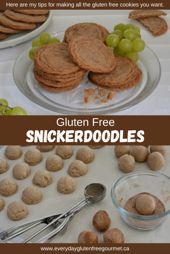 Cinnamon Snickerdoodles are a childhood favourite you can make gluten free.