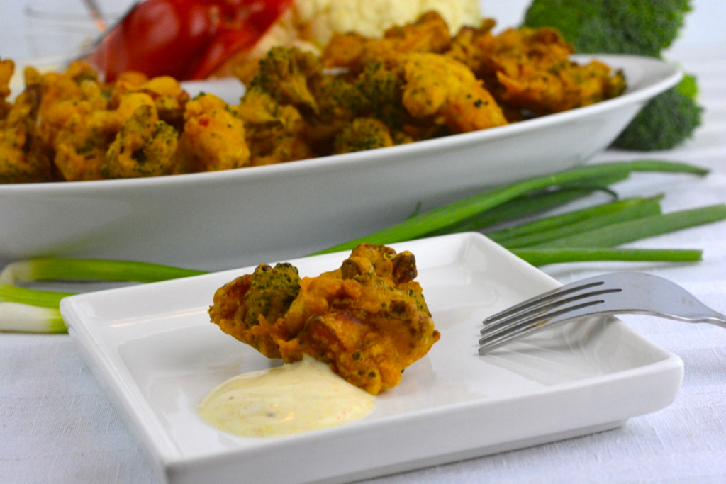 Pakora is an East Indian vegetable fritter