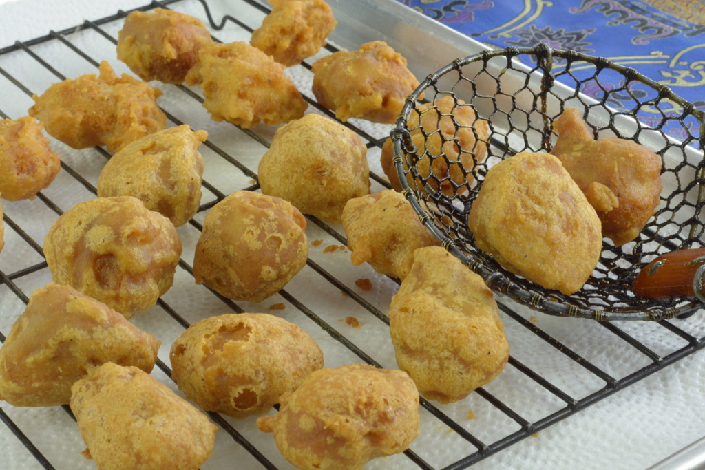 Just fried Chinese Chicken Balls