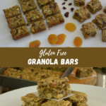 Gluten free granola bars made two different ways.