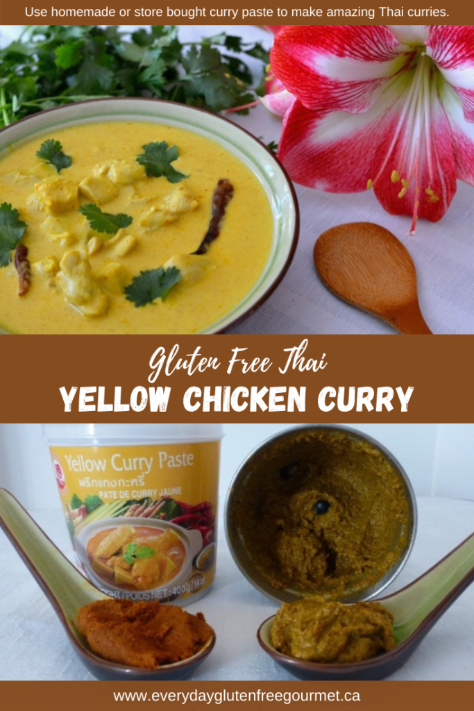 Gluten free Thai Yellow Chicken Curry is easy and delicious!