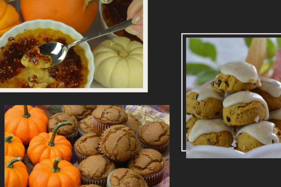 Pumpkin Recipe Round Up; muffins, cookies and creme brulee.