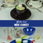 Three Gluten Free Mug Cakes; Funfetti, Chocolate and Blueberry-Lemon