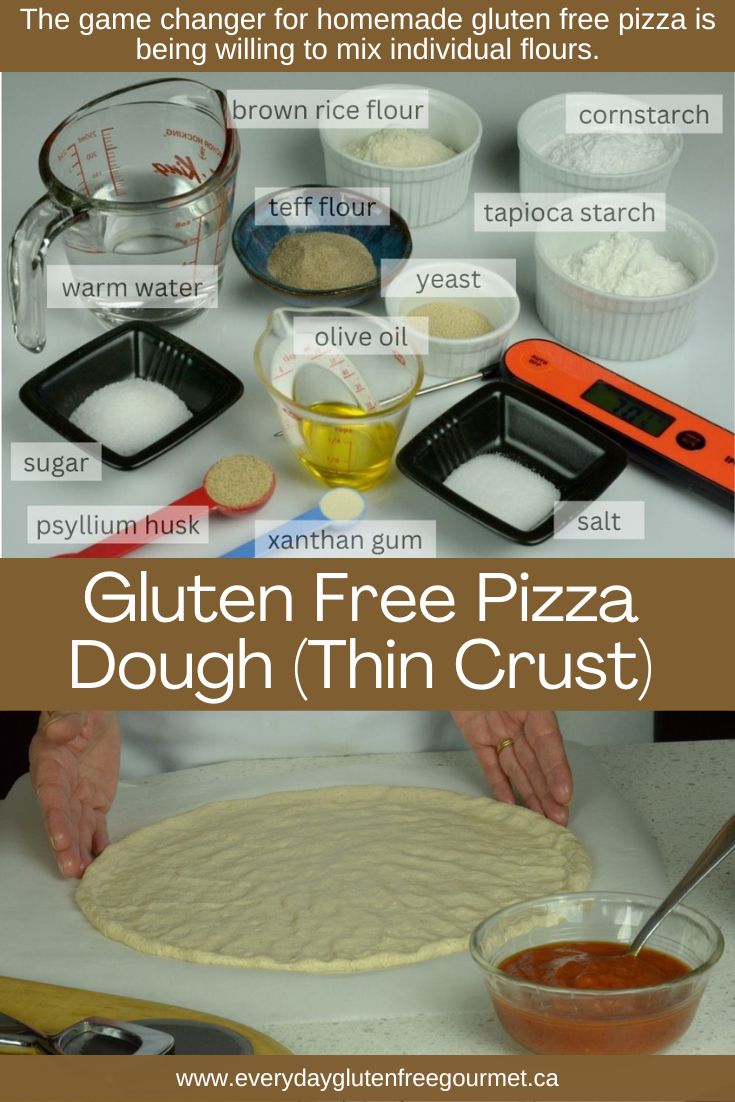 Gluten Free Pizza Dough (Thin Crust) Everyday Gluten Free Gourmet