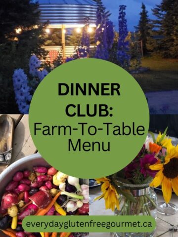 Dinner Club Farm to Table Menu