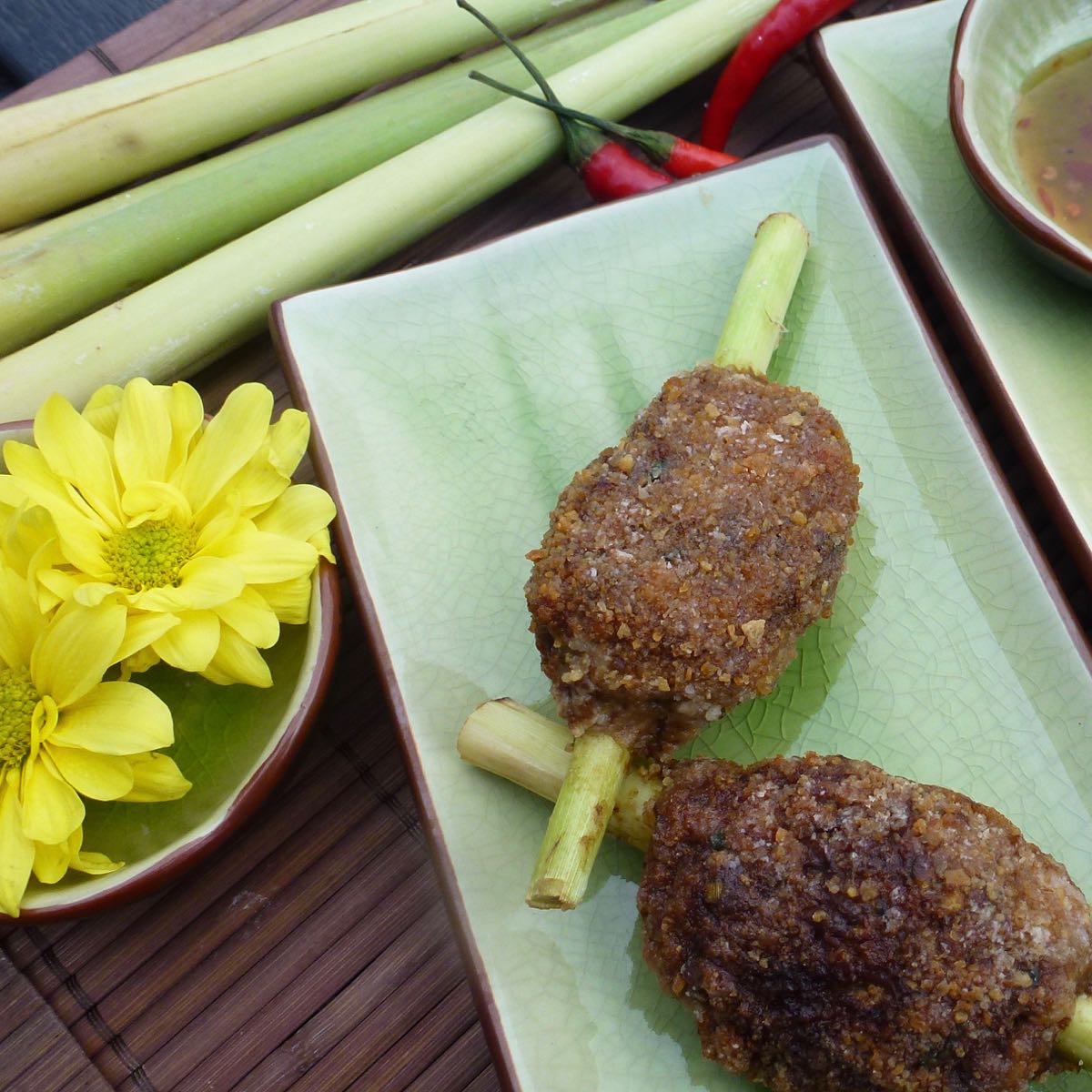 Lemongrass-Skewered Spicy Shrimp Recipe