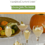 Frozen Pumpkin Mousse served in a variety of glasses.